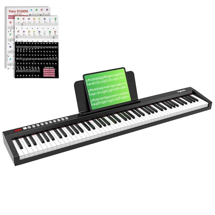 Amazon.com: PAXCESS 88-Key Digital Piano Keyboard with